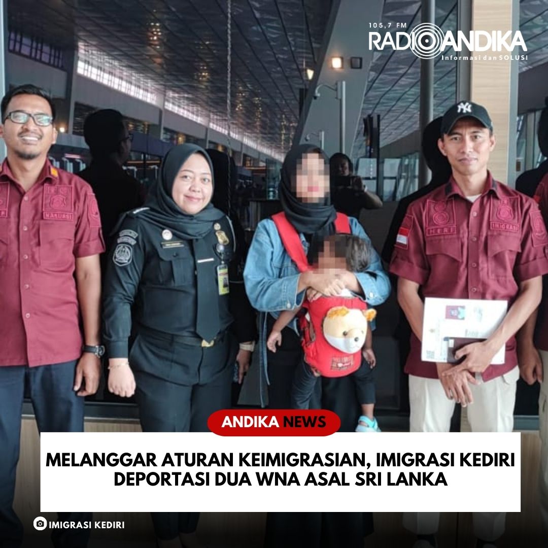 Melanggar Aturan Keimigrasian Imigrasi Kediri Deportasi Dua Wna Asal