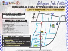 Beberapa Jalur di Jombang Dialihkan Imbas Nobar Timnas Indonesia VS Korea Selatan