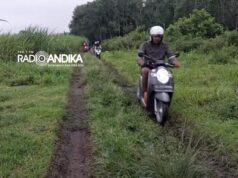 Jalan Putus di Sepawon Plosoklaten, Masyarakat Menunggu Perbaikan