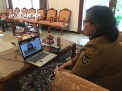 Pj Wali Kota Kediri Ikuti Rilis Inflasi dan Hunian Hotel