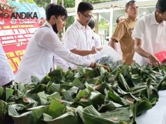 Buka Bersama, Mbak Wali Libatkan UMKM Kota Kediri Pesan 10.000 Nasi Bungkus Daun Pisang