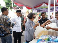 Wakil Wali Kota Kediri Qowimuddin Tinjau Bazar dan Operasi Pasar Murni