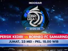 Persik Kediri Bidik Kemenangan di Laga Home Terakhir Kontra Borneo FC