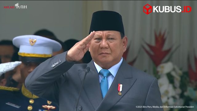 Presiden Prabowo memimpin upacara peringatan Hari Lahir Pancasila 2025