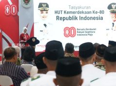Tasyakuran HUT ke-80 RI, Wali Kota Kediri Apresiasi Seluruh Pihak Yang Bertugas
