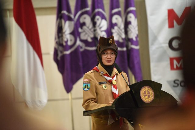 Musyawarah Cabang (Muscab) Gerakan Pramuka Kota Kediri Tahun 2025 resmi dibuka oleh Wali Kota Kediri. (Foto. Redaksi)