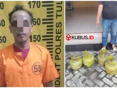 Polres Tulungagung Amankan Pelaku Pencurian Tabung Gas di Ruko Penjual Gorengan
