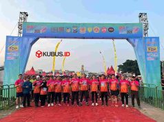 Meriah! Kapolres Kediri Hadir dan Ikut Lari Ramaikan Pare Run 2025