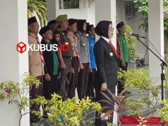 Pimpin Upacara Hari Sumpah Pemuda, Wakil Bupati Kediri: Pemuda harus Bergerak Bukan Mager Karena Medsos