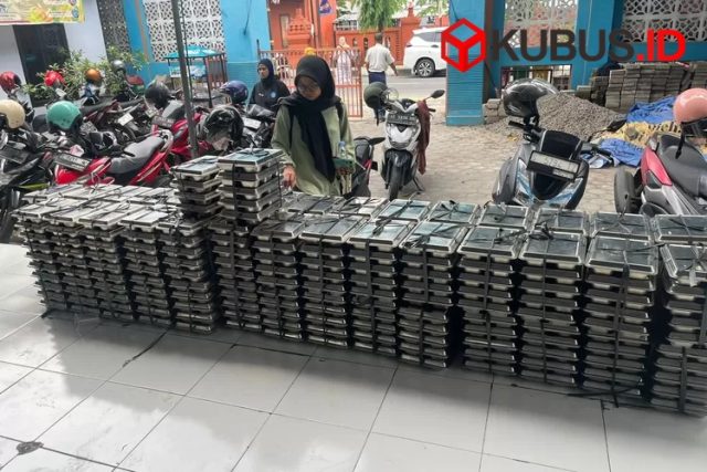 Sejumlah sekolah di Kota Mojokerto mengembalikan paket Makan Bergizi Gratis (MBG) imbas aroma tak sedap. (Foto. Redaksi)