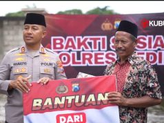 Bantuan Pompa Air dan Sumur Bor dari Polres Kediri Disambut Hangat Warga Blaru Badas