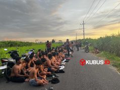 Patroli Akhir Pekan, Puluhan Remaja di Pare Terjaring Aksi Balap Liar