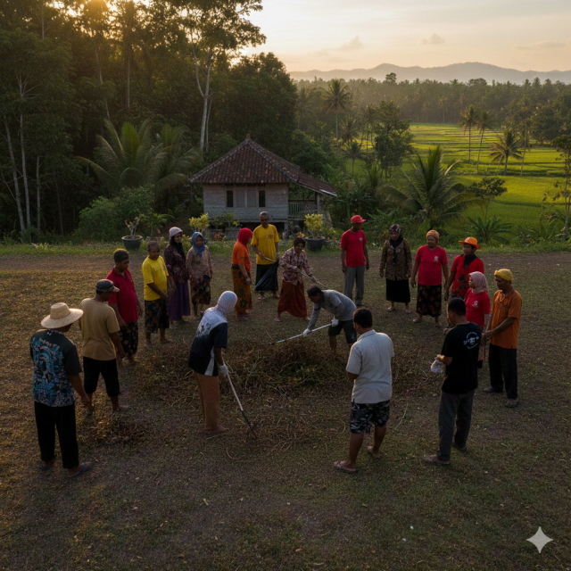 Foto kerja sosial sumber Gemini