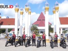 Kapolres Kediri Bersama Jajaran Pimpin Patroli Guna Pengamanan Misa Natal