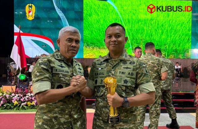 Kodim 0809, Kediri berhasil mengantarkan Desa Canggu, Kecamatan Badas, Kabupaten Kediri, meraih juara umum. (Foto. Redaksi)