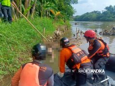 Tiga Hari Pencarian, Pemuda Tenggelam di Sungai Brantas Ditemukan Meninggal Dunia