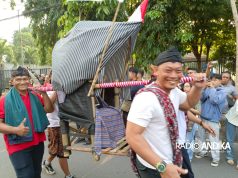 Semangat Juang Membara, Ribuan Peserta Napak Tilas Panglima Besar Jenderal Sudirman Tiba di Posko Pertama Kediri