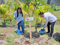 HUT OJK ke-14: Sinergi Penghijauan di TPA Winongo Madiun