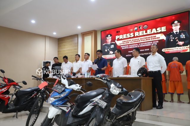 Press release Satreskrim Polres Kediri.