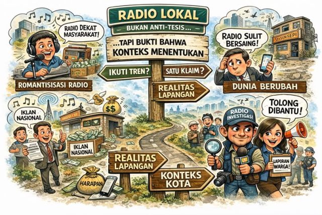 Radio Lokal Bukan Anti-Tesis Tapi Bukti Bahwa Konteks Menentukan