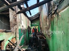 Toko Kembang Api di Pasar Baru Kertosono Ludes Terbakar