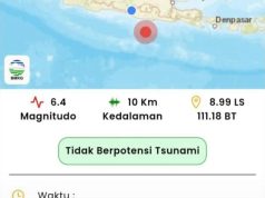 Gempa 6,4 M Guncang Jatim Dini Hari, Getarannya Terasa di Kediri hingga Surabaya