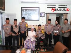 Kapolres Kediri Sowan ke Pimpinan Ponpes Lirboyo Jelang Ramadan