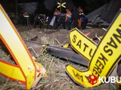 BREAKING NEWS, Dua Kereta Bertabrakan di Stasiun Bekasi Timur