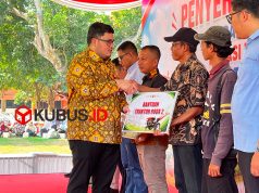 Bupati Kediri Salurkan 216 Alsintan dan Percepat Pembangunan 532 Sumur Submersible dsds